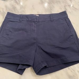 J.Crew Chino Navy Shorts 4" SZ 6 - new with tags